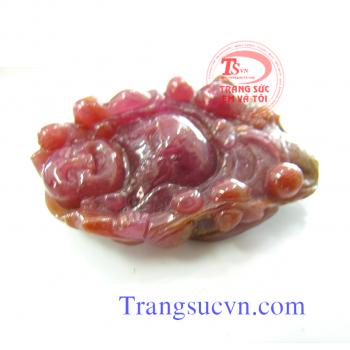 Ruby Phật di lặc lục yên
