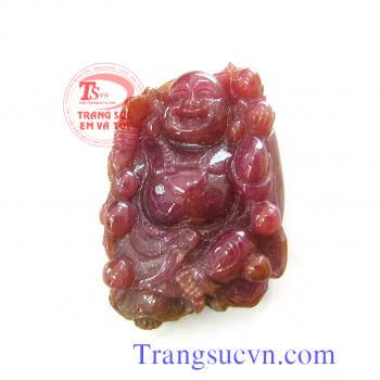 Ruby Phật di lặc lục yên