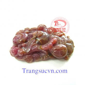 Phật di lặc đứng ruby thiên nhiên lục yên,việt nam