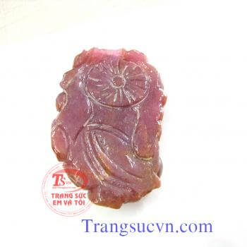 Phật di lặc đứng ruby thiên nhiên lục yên,việt nam