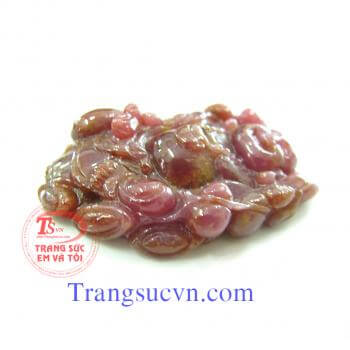 Phật di lặc đứng ruby thiên nhiên lục yên,việt nam