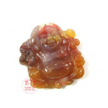 Phật di lặc màu vàng, nâu đất 