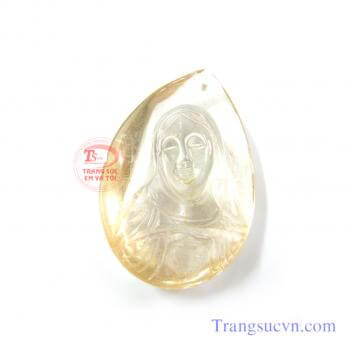 Chúa Giê Su Tỏ Trái Tim   Được tạc trên chất liệu đá thạch anh tóc thiên nhiên.  Có giấy kểm định đá quý kèm theo sản phẩm.