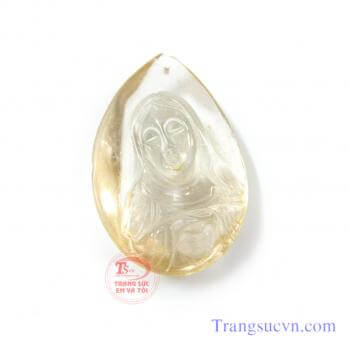 Chúa Giê Su Tỏ Trái Tim   Được tạc trên chất liệu đá thạch anh tóc thiên nhiên.  Có giấy kểm định đá quý kèm theo sản phẩm.
