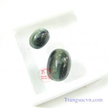 Cặp sapphire nhẫn và mặt dây Có giấy kểm định đá quý kèm theo sản phẩm.