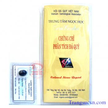 Sapphire thiên nhiên ép vỉ kiểm định