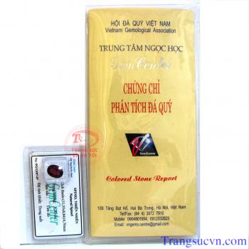 Spinel thiên nhiên ép vỉ kiểm định