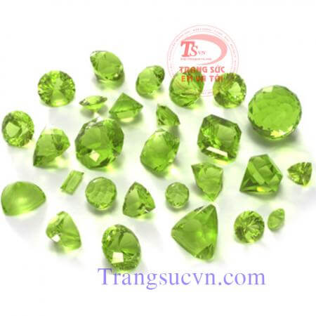 Đôi hoa tai đá peridot