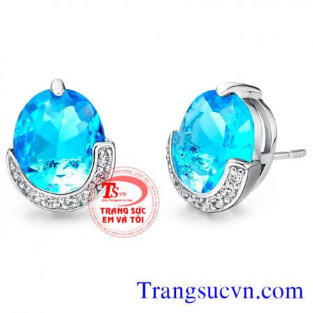 Bộ nữ trang đá topaz