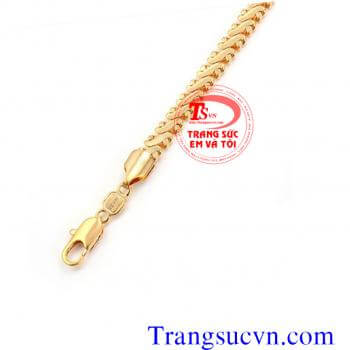 Lắc tay vàng đôi