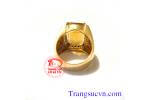 Nhẫn nam thạch anh vàng