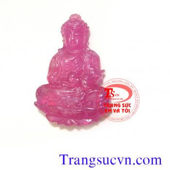 Phật a di dà ruby thiên nhiên có giấy kiểm định đá quý kèm theo sản phẩm phật a di đà Mặt phật a di đà ruby thiên nhiên Kích thước: Cao: 36,00 mm Rộng: 24,50 mm Dày: 7,00 mm Mặt phật a di đà ruby thiên nhiên Tổng trọng lượng: 51,05 Carat Sản phẩm Mặt phật