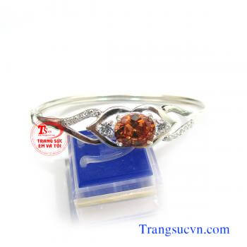 Vòng bac đính đá