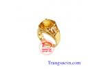 Nhẫn nam vàng 14k gắn Citrine 