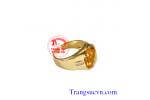 Nhẫn vàng tây thạch anh vàng