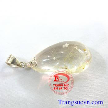 Mặt thạch anh tóc thiên nhiên được chế tác trên chất liệu:  - Đá Thạch anh tóc thiên nhiên 100%  - Móc được làm bằng bạc ta  - Bán toàn quốc  - Thanh toán an toàn  - Giao hàng tận nơi và thanh toán khi nhận hàng.