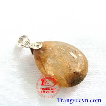 Mặt thạch anh tóc nhiều  Mặt thạch anh tóc thiên nhiên được chế tác trên chất liệu:  - Đá Thạch anh tóc thiên nhiên 100%  - Móc được làm bằng bạc ta  - Bán toàn quốc  - Thanh toán an toàn  - Giao hàng tận nơi và thanh toán khi nhận hàng.