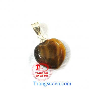Mặt trái tim đá mắt hổ thiên nhiên được chế tác trên chất liệu:  - Đá mắt hổ thiên nhiên 100%  - Móc được làm bằng bạc ta  - Bán toàn quốc  - Thanh toán an toàn  - Giao hàng tận nơi và thanh toán khi nhận hàng.