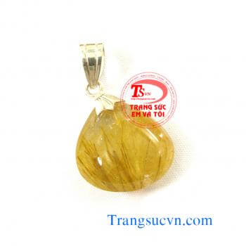 Thạch anh tóc vàng Thạch anh tóc vàng  Mặt thạch anh tóc thiên nhiên được chế tác trên chất liệu:  - Đá Thạch anh tóc thiên nhiên 100%  - Móc được làm bằng bạc ta  - Bán toàn quốc  - Thanh toán an toàn  - Giao hàng tận nơi và thanh toán khi nhận hàng.