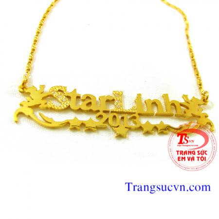  Bán Dây chuyền chữ vàng tây 18k,Giá day chuyen chu vang 18k,Có giấy kiểm định® Dây chuyền chữ vàng tây 18k và vàng day chuyen chu vang 18k, bán toàn quốc Trangsucvn.com -Website chuyên Trang sức Nam Nữ.Vàng bạc,quý,ngọc.,Đặt hàng tại Trang Sức Em Và Tôi 