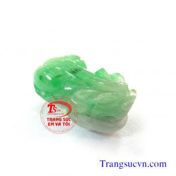 Tỳ hưu lục nhạt thiên nhiên, bán Tỳ hưu lục nhạt thiên nhiên giá Tỳ hưu lục nhạt thiên nhiên có giấy kiểm định đá quý Tỳ hưu lục nhạt thiên nhiên
