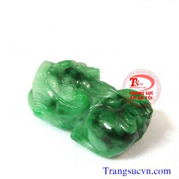 Ngọc cẩm thạch thiên nhiên kiểm định kèm theo Tỳ hưu đá cẩm thạch nhiên nhiên Tỳ hưu ngọc cẩm thạch thiên nhiên  Tỳ hưu Jadeite  Chất liệu: Ngọc cẩm thạch nhiên nhiên ( Natural Jadeite)  Tỳ hưu cẩm thạch ( Tỳ hưu phỉ thúy )  Tỳ hưu có GIẤY KIỂM ĐỊNH ĐÁ QU