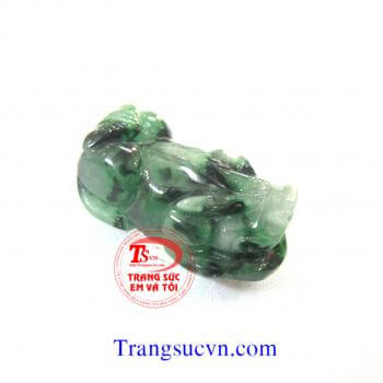 Tỳ hưu đá cẩm thạch nhiên nhiên Tỳ hưu ngọc cẩm thạch thiên nhiên  Tỳ hưu Jadeite Tỳ hưu ngọc jadeite đẹp