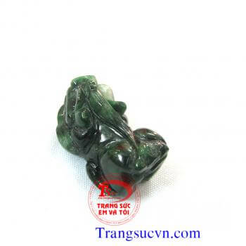 Tỳ hưu nhỏ phong thủy thiên nhiên Tỳ hưu mặt dây chuyền nam ngọc phỉ thúy Tỳ hưu đá cẩm thạch nhiên nhiên Tỳ hưu ngọc cẩm thạch thiên nhiên  Tỳ hưu Jadeite  Chất liệu: Ngọc cẩm thạch nhiên nhiên ( Natural Jadeite)  Tỳ hưu cẩm thạch ( Tỳ hưu phỉ thúy )  Tỳ