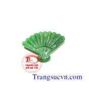 Mặt dây phong thủy đẹp ngọc cẩm thạch Mặt dây hình Quạt Cẩm thạch ngọc Jadeitet làm mặt dây phong thủy. hợp bọc bạc, vàng đeo dây len, dây cao su, dây da  Dây chuyền bạc, dây chuyền vàng.  Sản phẩm có GIẤY KIỂM ĐỊNH ĐÁ QUÝ kèm theo mặt dây cẩm thạch jadei