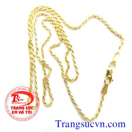 Bán Dây chuyền vàng 18k,giá day chuyen vang 18k Có Giấy kiểm định Dây chuyền vàng 18k bán toàn quốc,chất lượng đảm bảo,dây chuyền vàng ý,nhập khẩu từ Italya