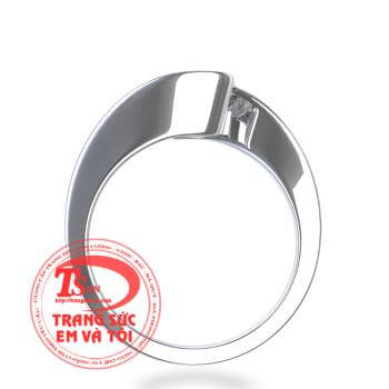 Nhẫn nữ kim cương đính hôn  Nhẫn đính hôn vàng trắng gắn đá kim cương   Nhẫn có kèm theo giấy kiểm định Kim cương   Giấy kiểm định vàng   Giấy bảo hành: 1 năm  Nhận đặt nhẫn đính hôn theo yêu cầu trên toàn quốc, đặt hàng online, thanh toán an toàn