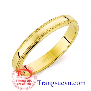 Nhẫn đính hôn vàng,nhan dinh hon vang,nhan dinh hon,nhan nu vang tay,nhan nu don gian