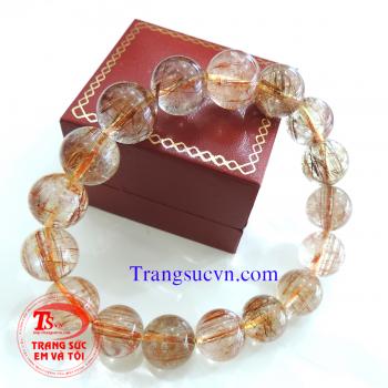  Vòng tay thạch anh tóc đỏ nhiều có và độ trong cao  Kích thước: ~ 13,80 - 13,00 mm  Trọng lượng: 56,65 g  Số lượng hạt: 17 hạt vòng,thạch,anh,tóc,đỏ,Vòng tay thạch anh tóc đỏ,hat thach anh tóc đỏ,da thạch anh tóc đỏ