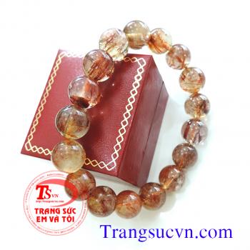 Vòng thạch anh tóc đỏ đẹp