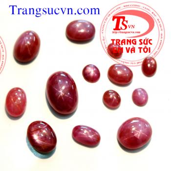 Ruby sao tự nhiên có giám định
