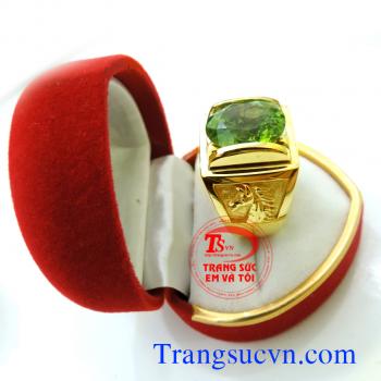 Bán Nhẫn nam peridot đầu ngựa và đặt Nhẫn nam peridot đầu ngựa theo yêu cầu có giấy kiểm định đá quý và vàng,bảo hành Nhẫn nam peridot đầu ngựa 1 năm