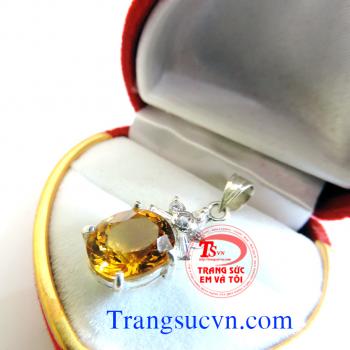 Mặt dây thạch anh vàng,mat,day,thach,anh,vang,mat day chuyen nu,dep,gia,ban,trang sưc