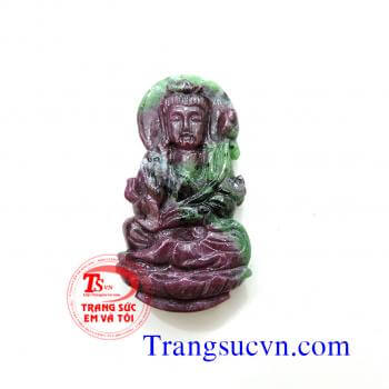 Bán Phật Bà quan âm đá ruby xanh,Phật Bà quan âm đá ruby xanh giá tốt kèm giấy kiểm định Phật Bà quan âm đá ruby xanh giao Phật Bà quan âm đá ruby xanh toàn quốc nhận và thanh toán tại nhà