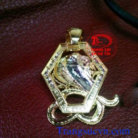 Mặt dây vàng tây đẹp