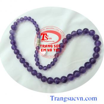 Chuỗi cổ thạch anh tím đẹp