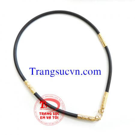 Dây sao su bọc vàng tây