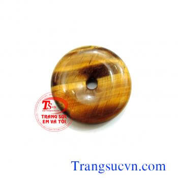 Đồng xu đá mắt hổ tự nhiên