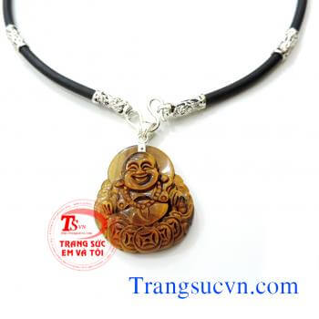 Bán Mặt phật di lặc đá mắt hổ,giá Mặt phật di lặc đá mắt hổ có dây chuyền kèm theo,bán mặt phật di lặc đẹp,giao hàng tận nơi-thanh toán khi nhận mặt phật-trangsucvn.com