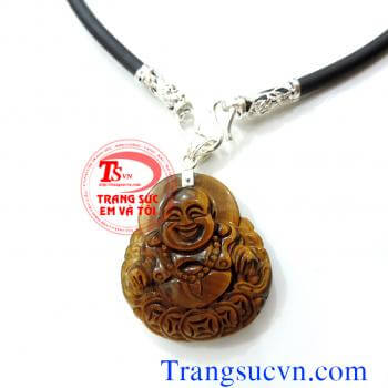 Bán Mặt phật di lặc đá mắt hổ,giá Mặt phật di lặc đá mắt hổ có dây chuyền kèm theo,bán mặt phật di lặc đẹp,giao hàng tận nơi-thanh toán khi nhận mặt phật-trangsucvn.com
