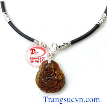 Bán Mặt phật di lặc đá mắt hổ,giá Mặt phật di lặc đá mắt hổ có dây chuyền kèm theo,bán mặt phật di lặc đẹp,giao hàng tận nơi-thanh toán khi nhận mặt phật-trangsucvn.com