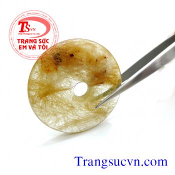 Thạch anh tóc đẹp hình đồng hồ