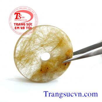 Thạch anh tóc đẹp hình đồng hồ