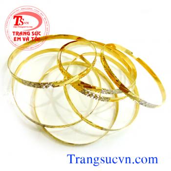 Vòng tuần đẹp vàng tây
