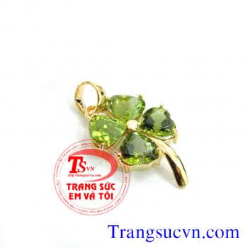 Mặt dây đá peridot tự nhiên đẹp