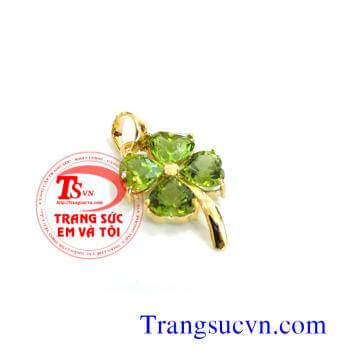 Mặt dây đá peridot tự nhiên đẹp 